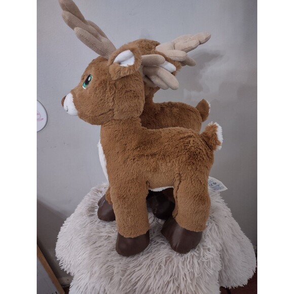 Build a Bear Dasher Reindeer Stuffed Animal Christmas Plush Toy Lot Of 2 - Picture 3 of 10